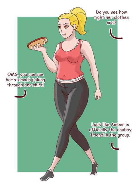 female weight gain comic